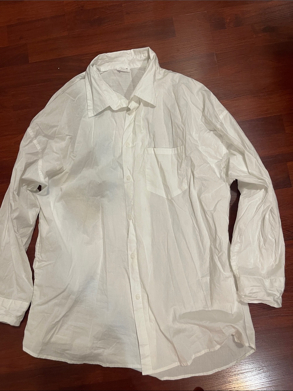 Cotton On White Button-Up Shirt